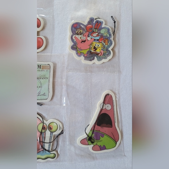PSD BIG SNIFF ~ 7 SPONGEBOB PATRICK SQUIDWARD CAR AIR FRESHENER COCONUT SCENT - Picture 4 of 4